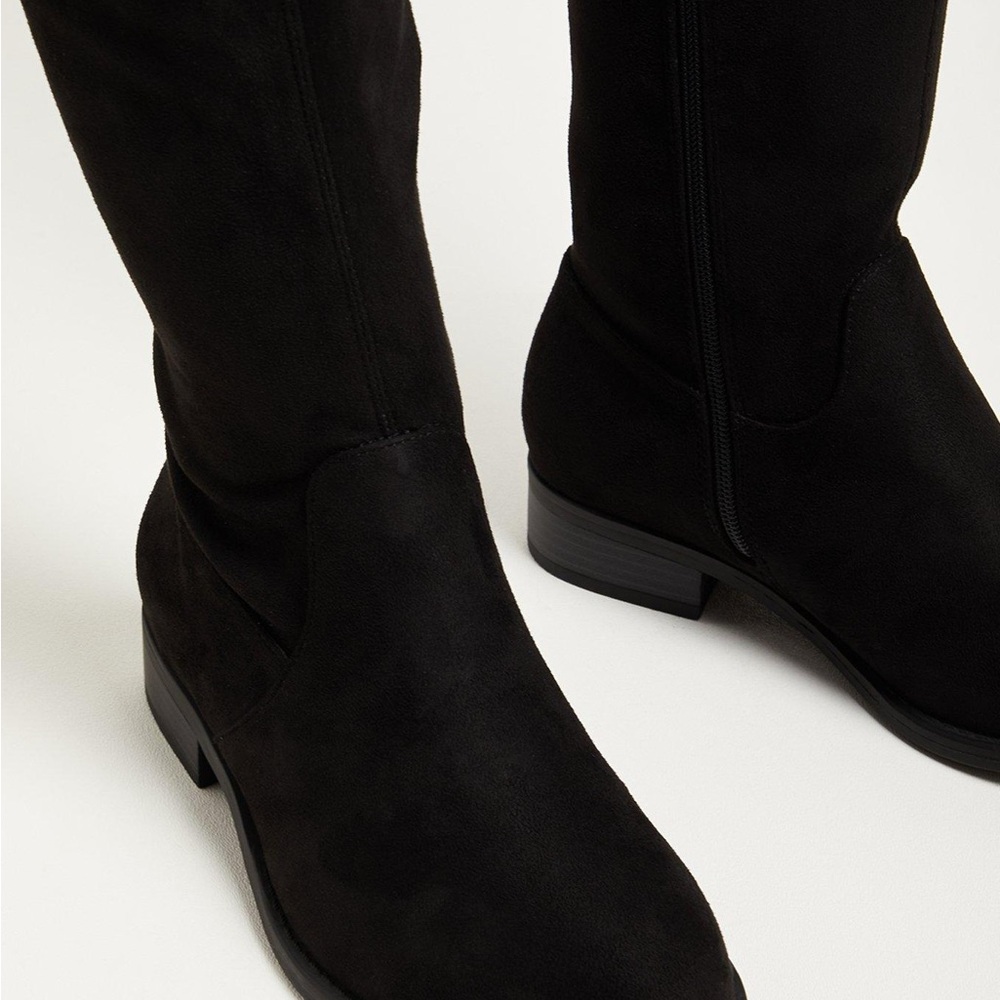 Torrid Stretch Flat Over The Knee Boot- Wide Width
